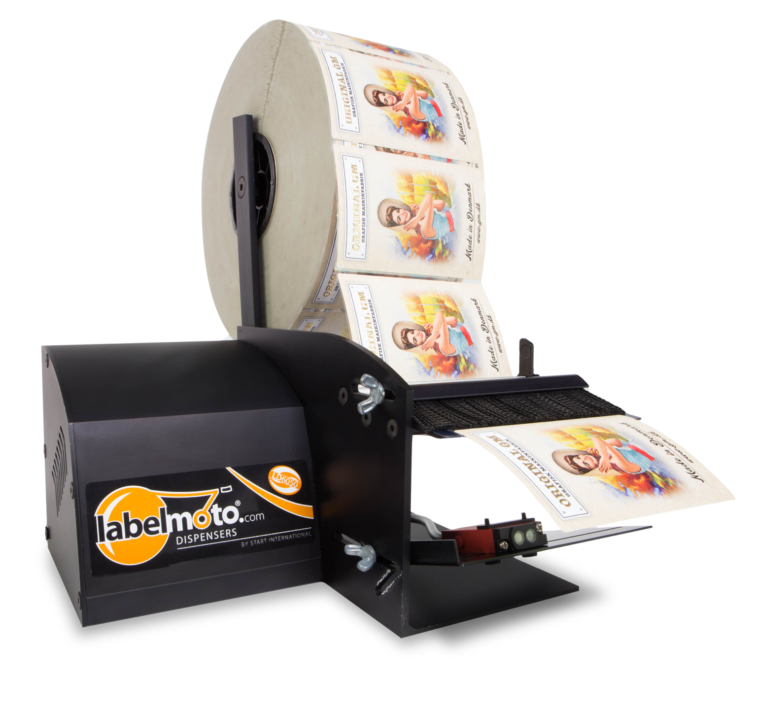 Electric Semi Automatic Label Dispensers LabelMoto