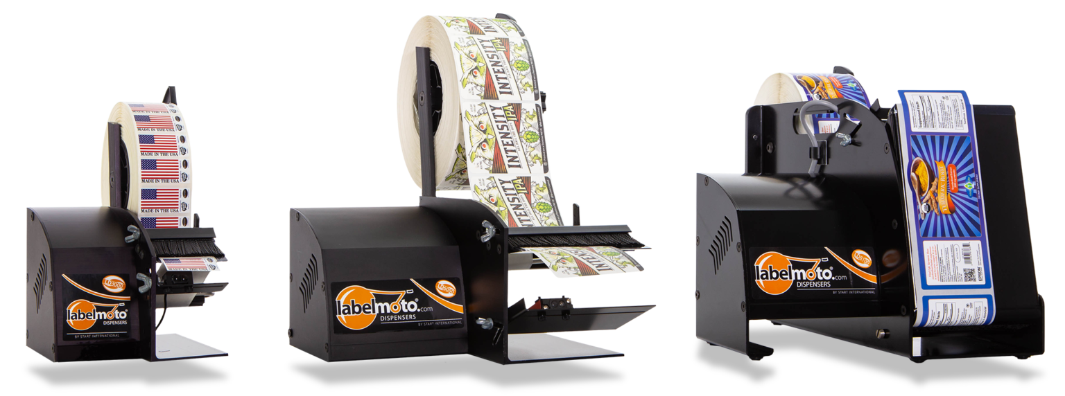 Electric Semi Automatic Label Dispensers LabelMoto