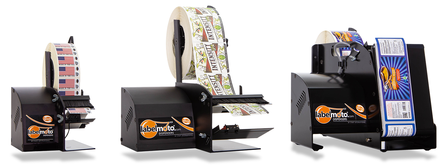 Labelmoto electric label dispensers